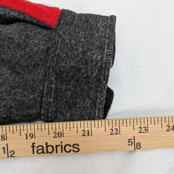 Retro Blues Men Black Long Sleeve Button Up Collared Fleece Shaket Size M - Picture 10 of 11